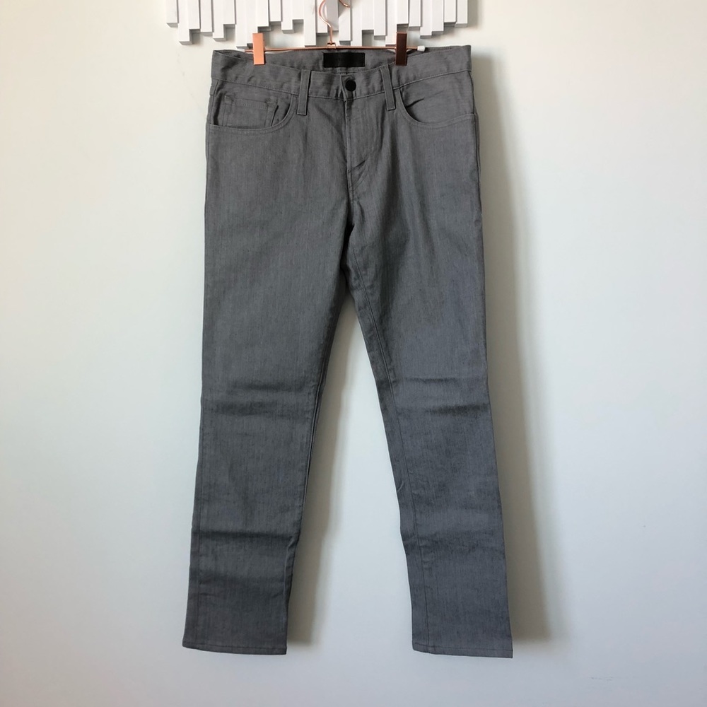 J brand • gray straight leg jeans